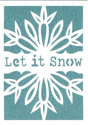 Christmas Card - Let It Snow