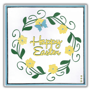 EAster Day Card - Easter Garland