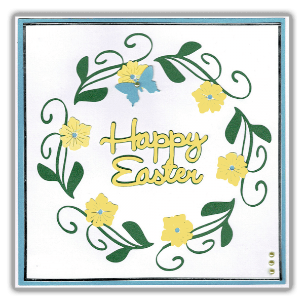 EAster Day Card - Easter Garland