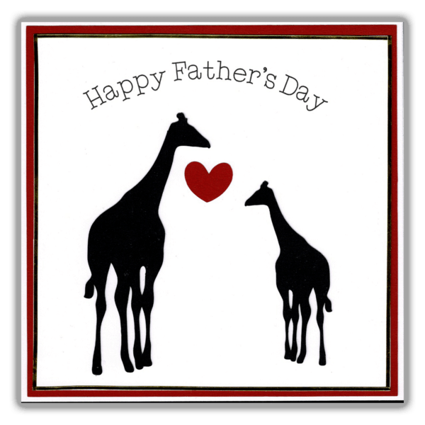 Fathers Day Card - Giraffe